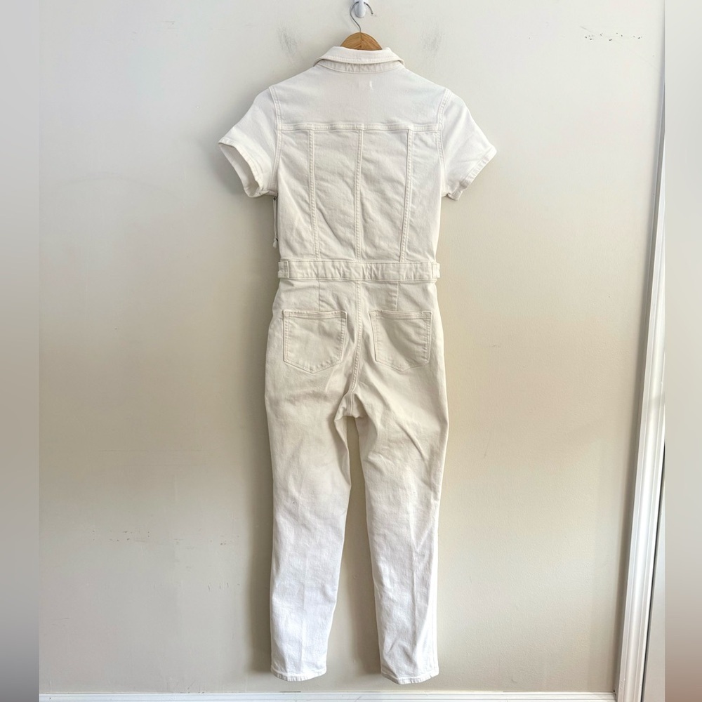 Good American Fit For Success Military Jumpsuit off white /Cream size Small - Picture 7 of 16